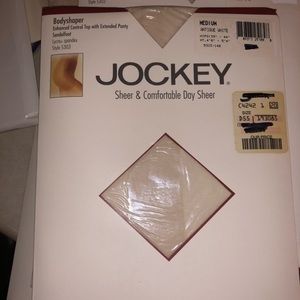 2 New New Jockey Bodyshaper CONTROL TOP PANTY HOSE